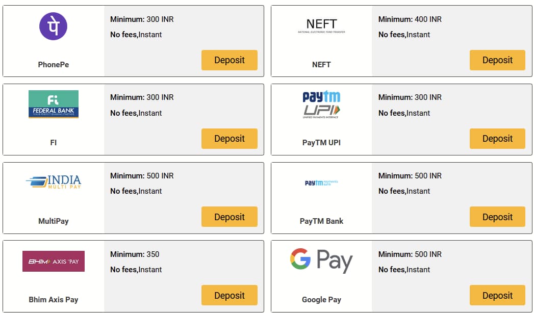 melbet deposit method